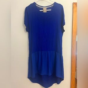 Anthropologie Dolan brand blue long extra-soft tshirt - great with leggings
